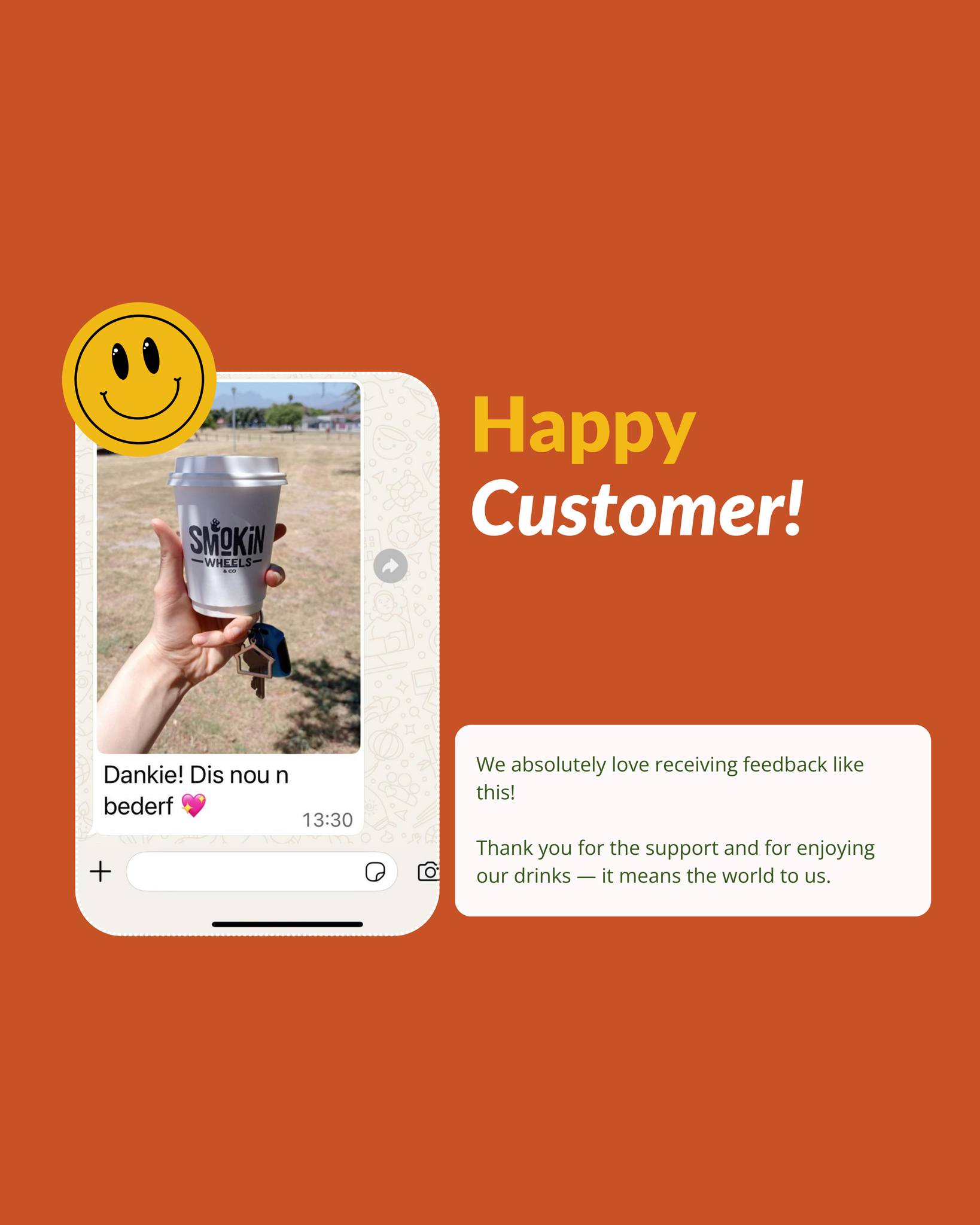 Happy customer
